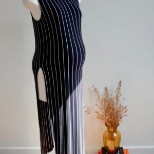 ASOS Navy and White Striped Tank Top