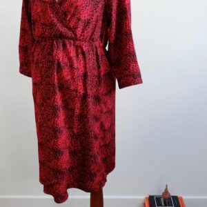 Mamalicious Red Snake Print Dress