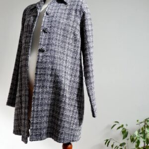 Ripe Maternity Blue Tweed Coat